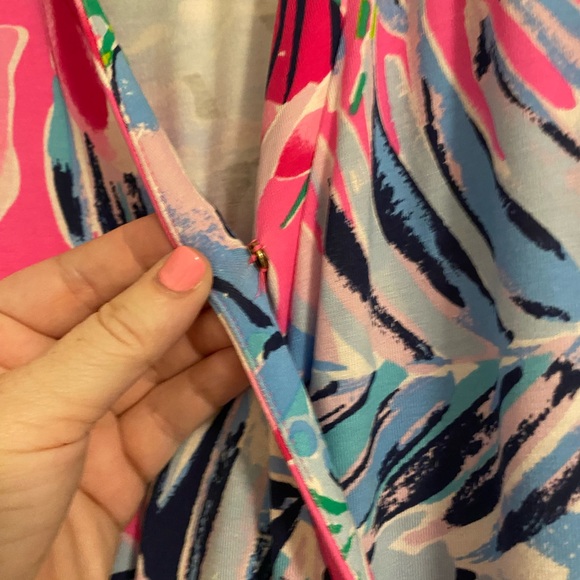 EUC Lilly Pulitzer Jessalynne Wrap Romper - Picture 8 of 9